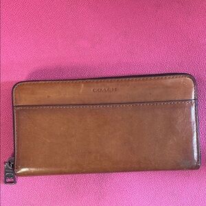 Coach Brown Leather Wallet